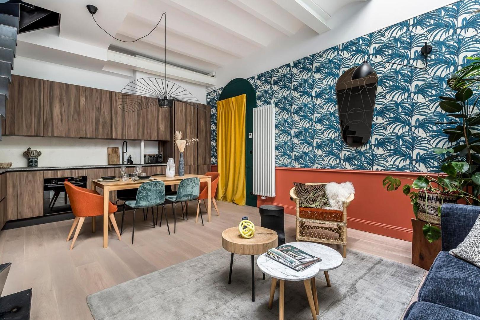 Jungle-Art - Duplex Tres Calme Et Cosy Apartment ลียง ภายนอก รูปภาพ